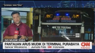 Pantauan Terkini, Arus Mudik di Terminal Purabaya