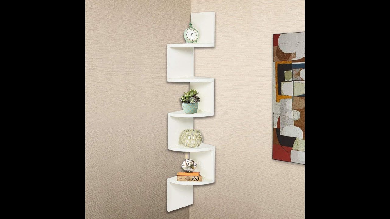 SkyWooden ZigZag Wall Mount Corner Shelf Installing