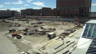 UMass Boston Quad Construction Timelapse