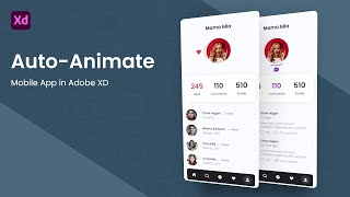 Mobile App Auto-Animate Like a Pro in Adobe XD | UI UX Guru | 2021