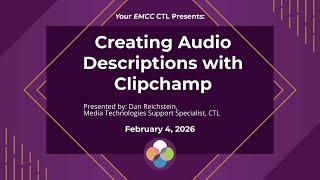 Creating Audio Descriptions With Clipchamp