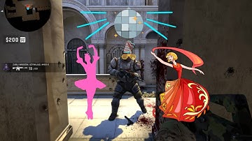 Dancing with bots | CS:GO