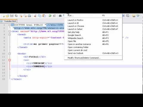 Tutorial de XHTML y CSS -9- Listas Anidadas