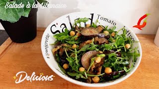 Recette Salade d’aubergines grillées à la Libanaise