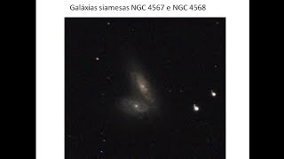 Galáxias siamesas NGC 4567 e NGC 4568 - Processamento (2/3)