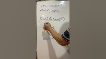 Using Numberline to Round Numbers  #shorts #mathtrick  #primary #math #numbers #numberline