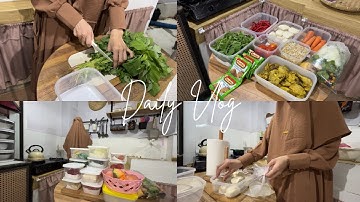 FOOD PREPARATION BELANJA MINGGUAN || MEMBERSIHKAN KULKAS SEBELUM MENYIMPAN MAKANAN #dailyvlog IRT