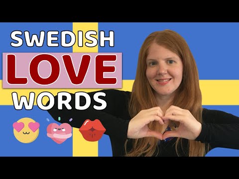 Video: How to Say I Love You in Swedish: 10 Steps (with Pictures)