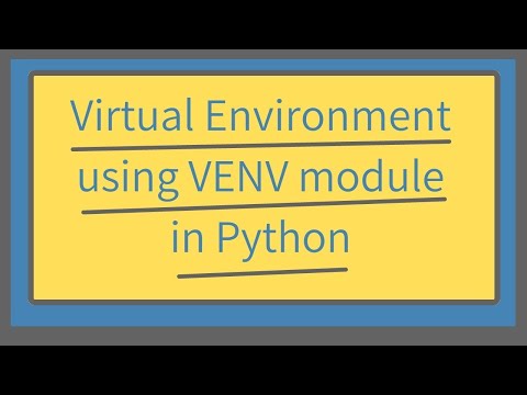 Virtual Environment using VENV module in Python