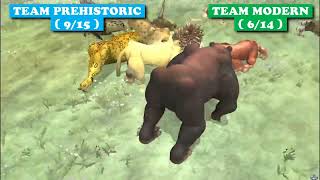 Modern vs Prehistoric Animal 2 Turf War SPORE