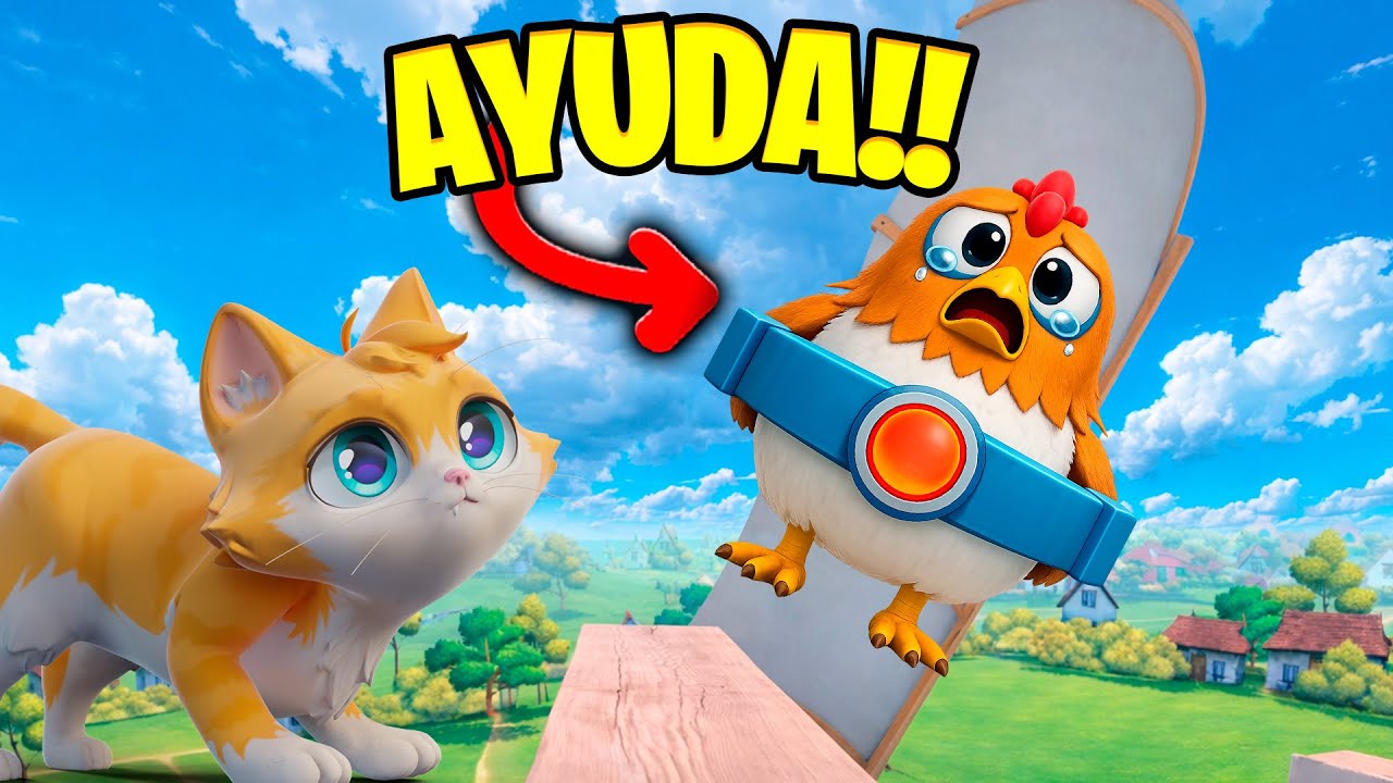 ¡MISIÓN RESCATAR al POLLO del MOLINO! 🔥 I AM CAT VR