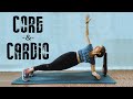10 mins core and cardio workout  fat burn  at home equipment free