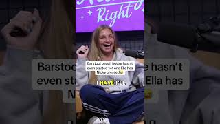 Ellia has Nicky Smokes a full court press about Barstool Beach House 😂
