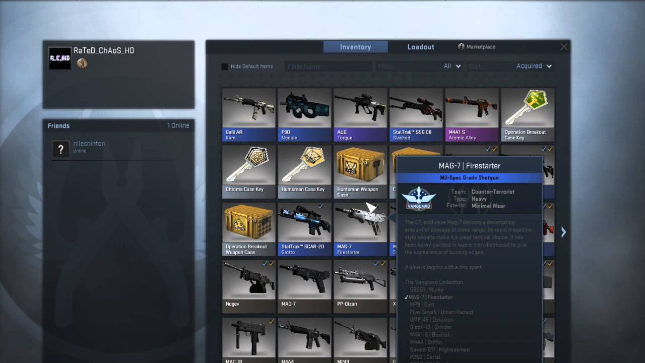CSGO Case opening YouTube