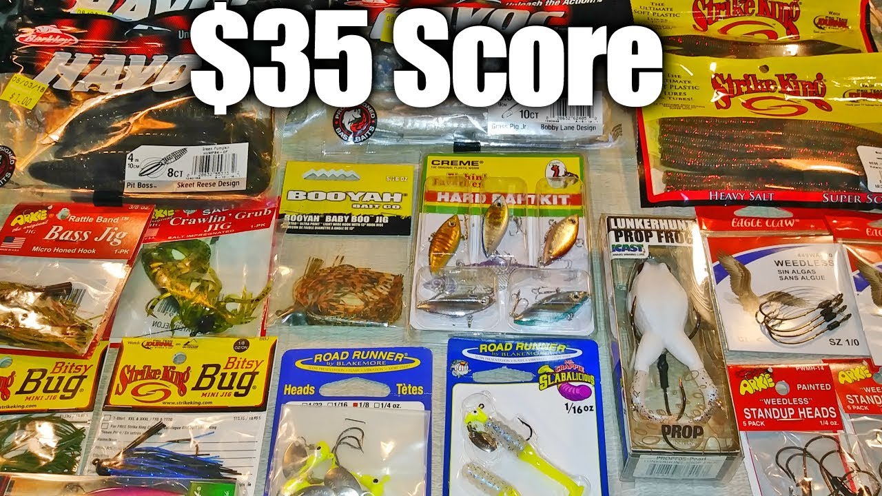 Clearance Bass Fishing Lures at Walmart! $35 Tackle Shopping 