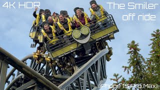 The Smiler Off Ride footage 2023 (4K)