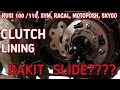 HOW TO CHANGE CLUTCH LINING - RUSI 100 / 110