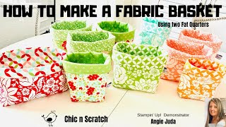 How to Make a Fabric Basket