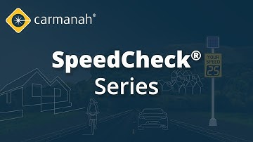 SPEEDCHECK-12 Compact Radar Speed Sign | Carmanah