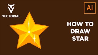 How to draw Star in ADobe Illustrator - Step by step