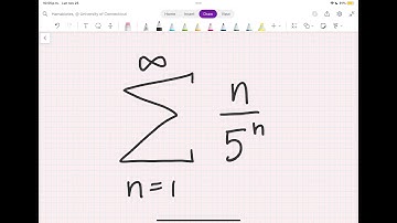 Determine whether the sum from n=1 to infinity of n/5^n converges or diverges