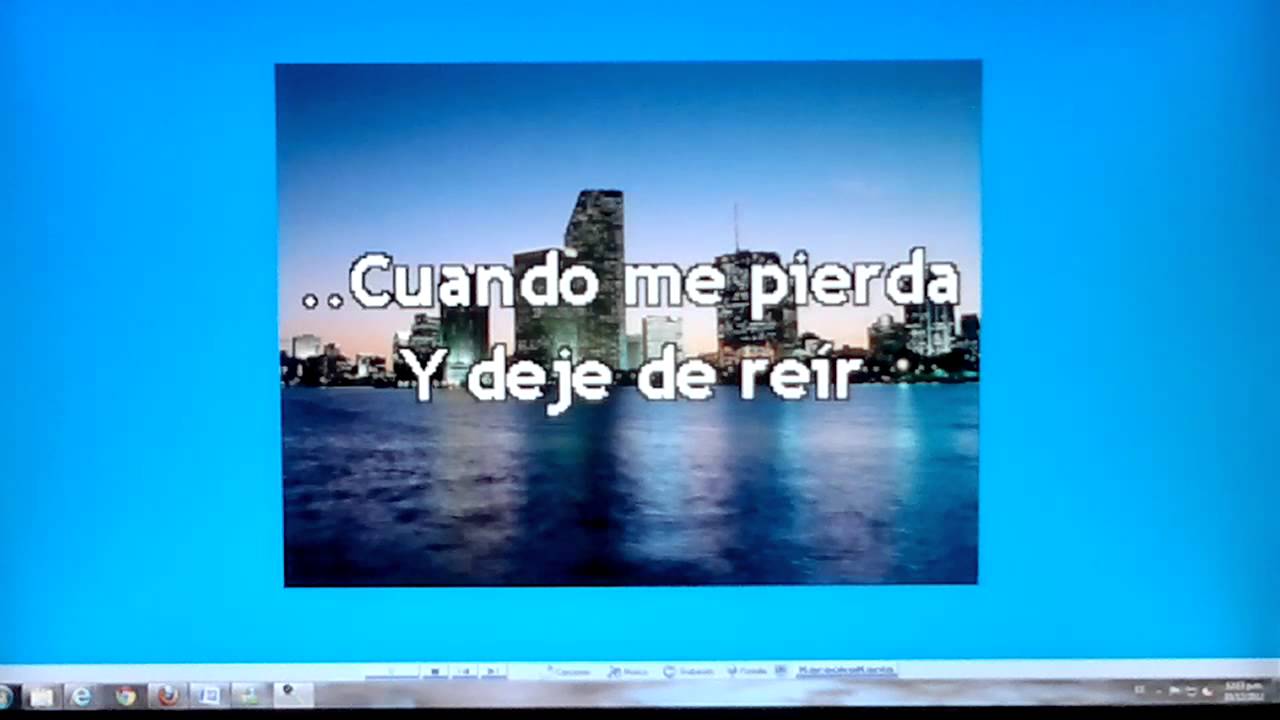 GUAPA karaoke cdg/mp3 (fragmento tomado con celular) YouTube