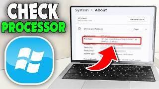 How to check laptop processor generation (2026)