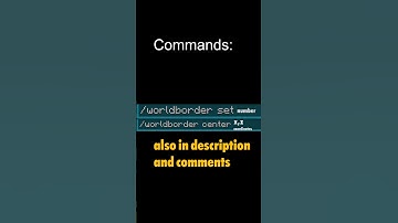 How To Create World Border In Minecraft