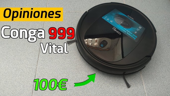 Chollo en  con el robot aspirador Conga 999 Titanium, que aspira,  barre y friega y está en su precio mínimo histórico