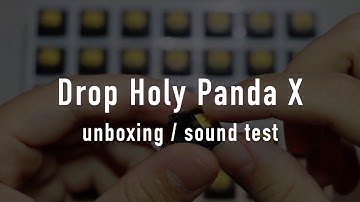 Worth it? | Drop Holy Panda X | Unboxing/Sound test