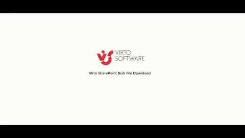 SharePoint Bulk File Download by Virto