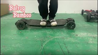How Soft The Balrog Bamboo Electric Skateboard Deck Is? screenshot 4