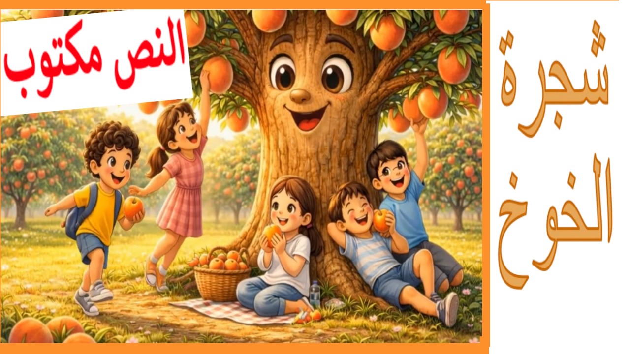 حكاية شجرة الخوخ 🌳 المستوى الثاني😱 مكتوبة 🍂 هل بعد كلّ فقدان ميلادٌ جديد؟ 🌞 المدرسة الرائدة
