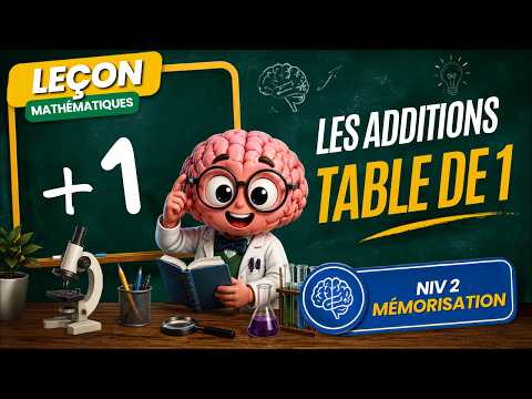 Additions — Additions - Table de 1 | Niveau 2 - Mémorisation | Mathématiques
