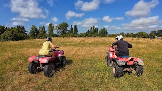 Homemade Battery powered ATV vs Petrol Powered ATV - With Mrs Marty T.