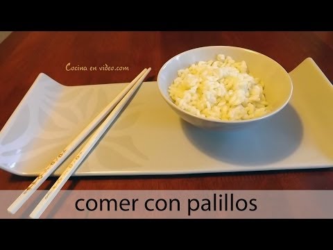 Video: Cómo Comer Arroz Con Palillos