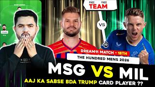 ML vs MO Dream11 Prediction | MI London vs Manchester Super Giants Today Match Prediction | screenshot 2