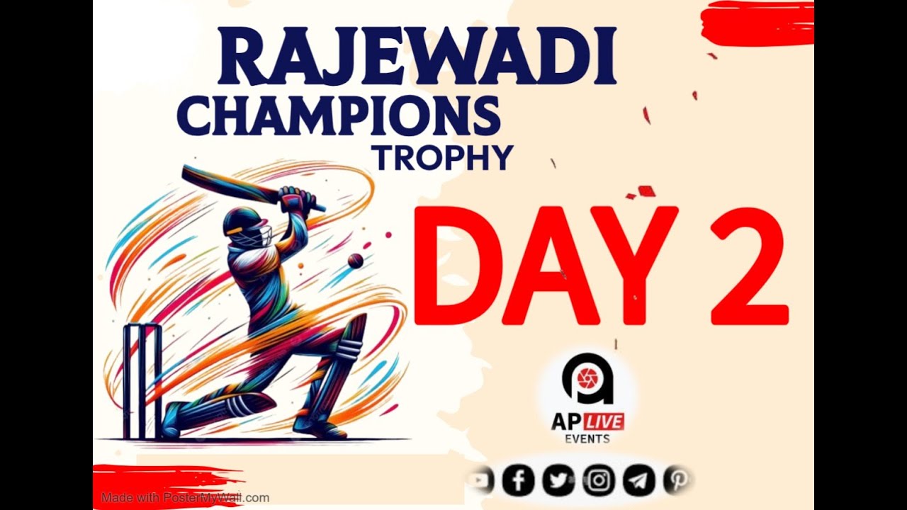 EMBERS DUBAI PRESENTS RAJEWADI CHAMPIONS TROPHY 2026 | DAY-2
