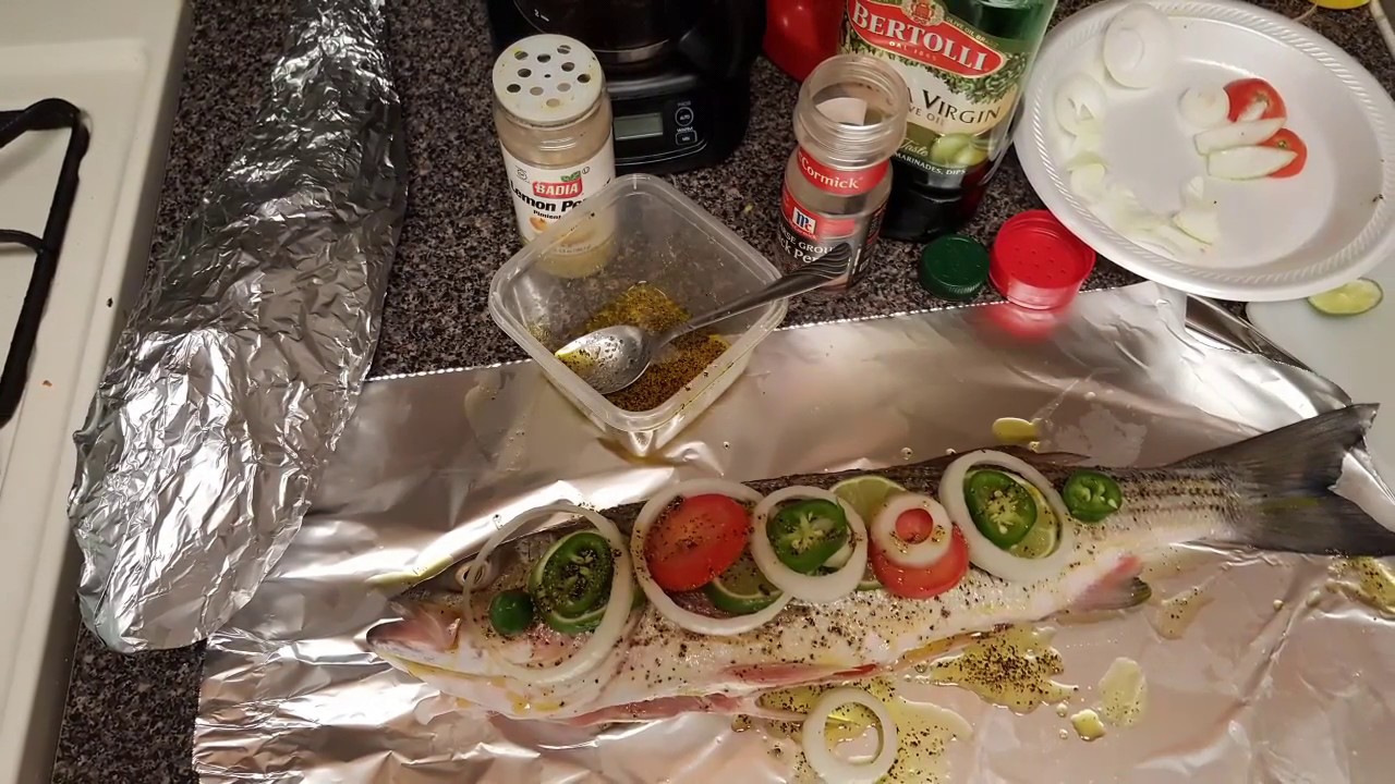 STRIPED BASS RECIPE YouTube