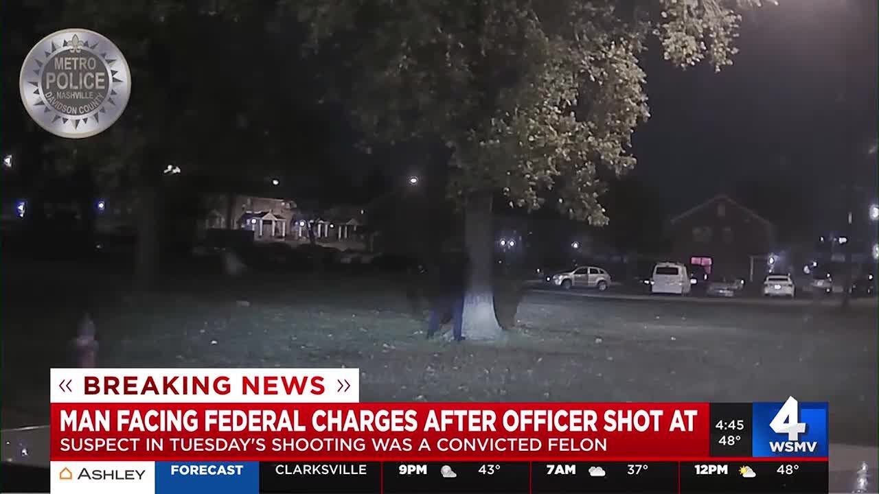 Man federally charged after allegedly shooting at Nashville police ...
