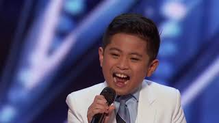Amazing 10Year Old Peter Rosalita SHOCKS The Judges With Vocals ( All By Myself ) AGT 2021