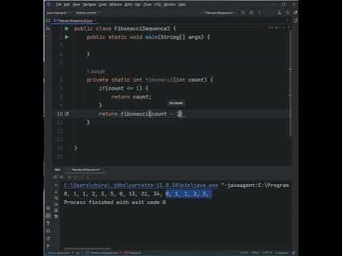Fibonacci Sequence: Using Recursion In Java - YouTube