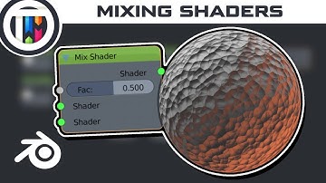 Blender Tutorial - How to use Mix Nodes Together (How to use the Mix Shader)