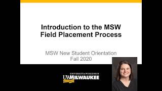 Introduction to MSW Field Placement