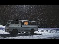 20年前のボロボロハイエースで冬の湯沢に車中泊旅に行こうとしたら...トラブル発生【VANLIFE】