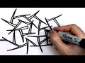 Sharpie Drawing "The Thorn" Chad Ink Art