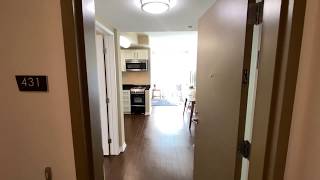 Wilshire Vermont Apartments E2.1 503 sq. ft. Studio Floor Plan