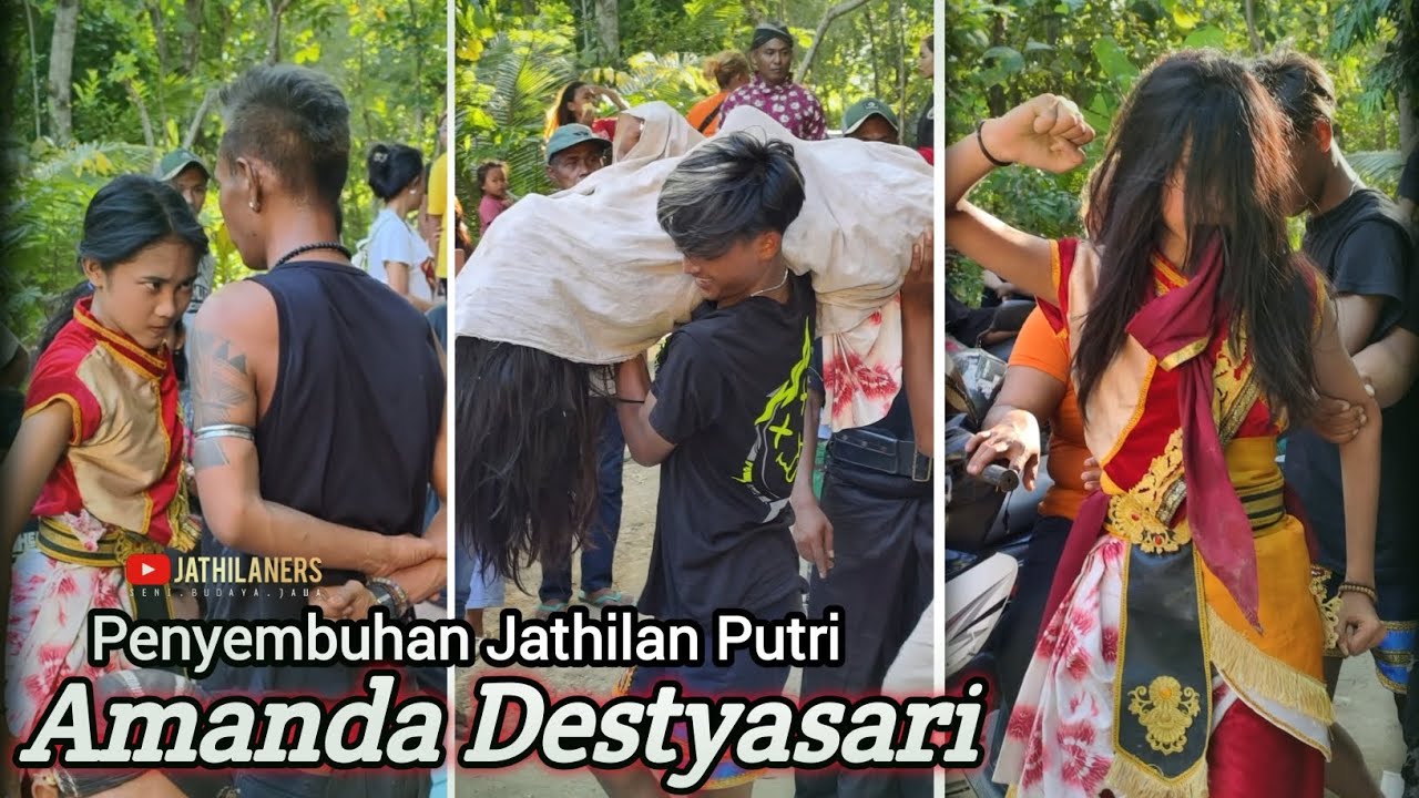 Proses penyembuhan pemain jathilan putri saat kesurupan 