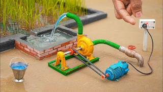Diy diorama making mini motor water pump science project @SanCreator1