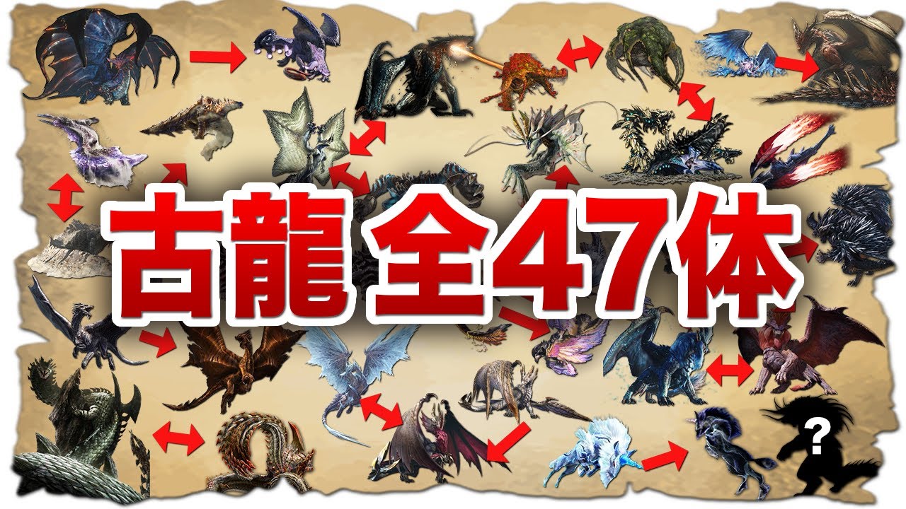 【完全網羅】歴代モンハン47体の古龍を